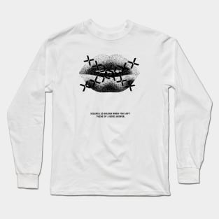 Silence is golden when you can't think of a good answer Long Sleeve T-Shirt